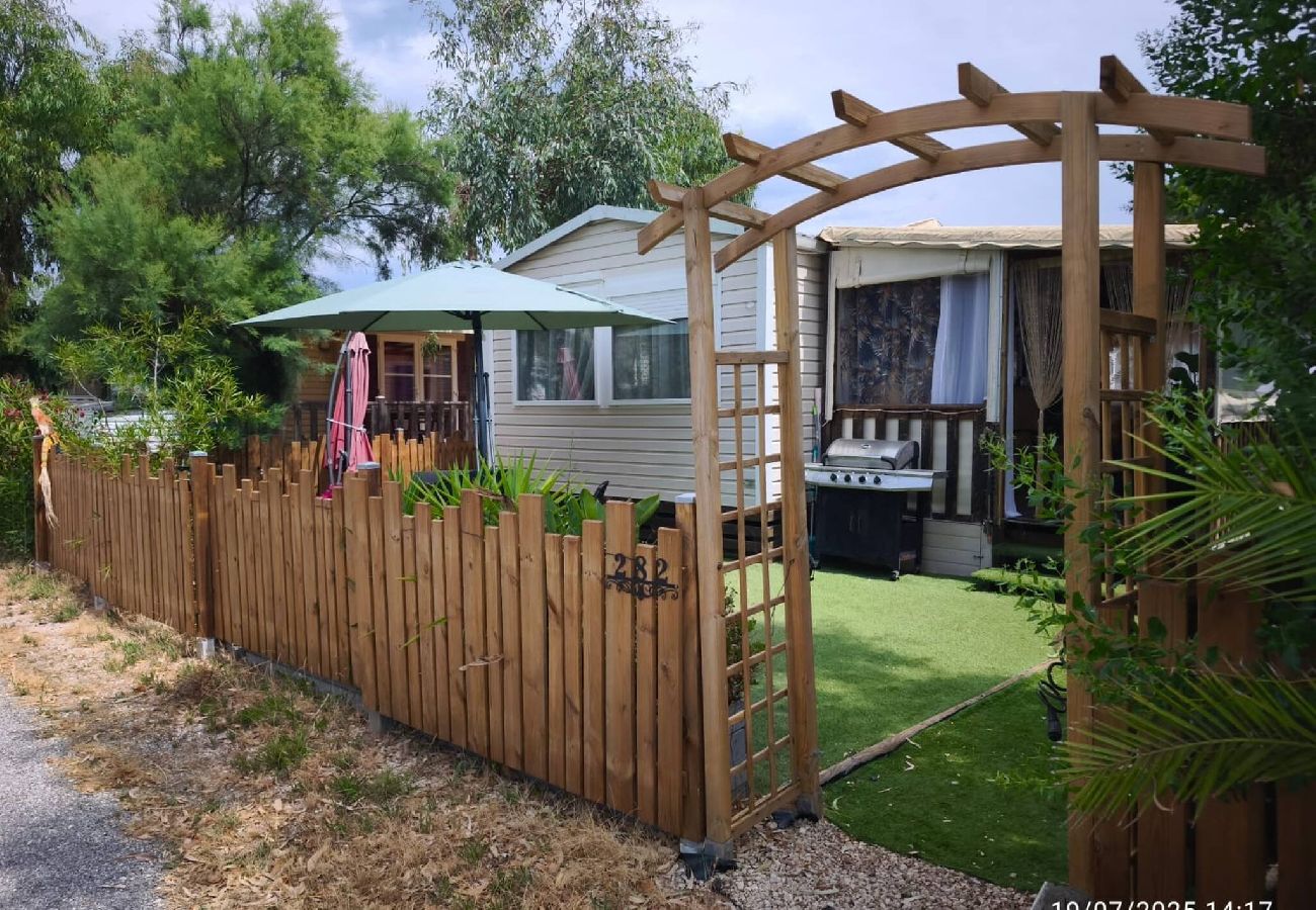Bungalow en Hyères - Mobil-Home  camping pin maritime