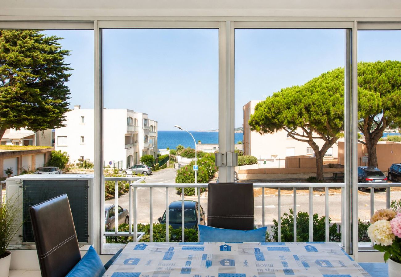 Estudio en Six-Fours-les-Plages - Le Diamant bleu - Vue mer à Six fours les plages